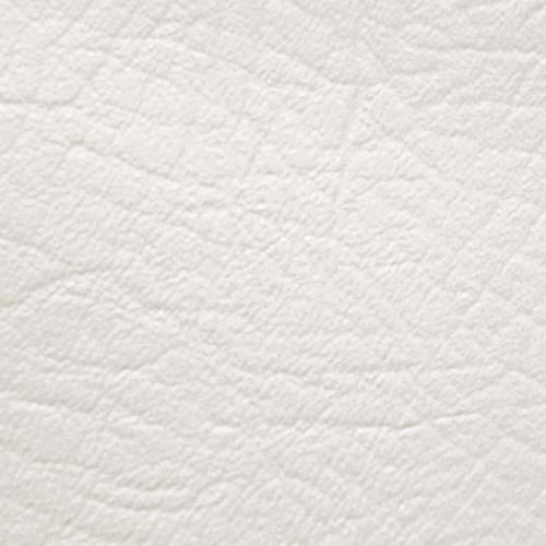 Vinyl Leather Flame Retardant Upholstery Vinyl Leatherette Plain Grain Faux Leather Fabric 140cm by The Metre (Off White)