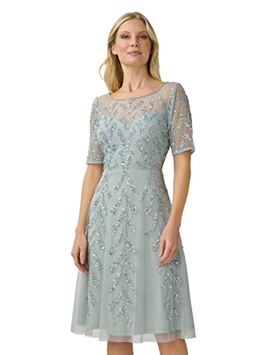 Image of Adrianna Papell Women's Beaded Midi Dress