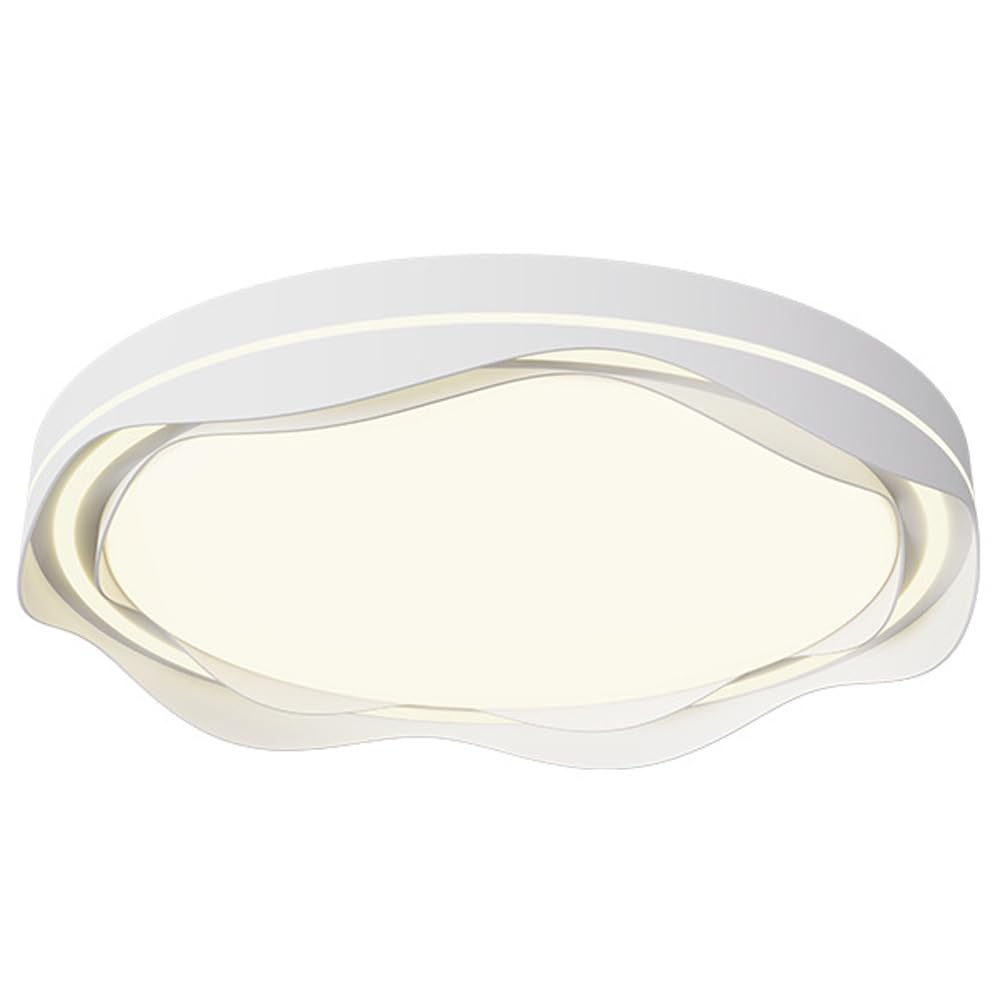 Plafonnier LED design en acrylique de 19,7 pouces pour un salon moderne