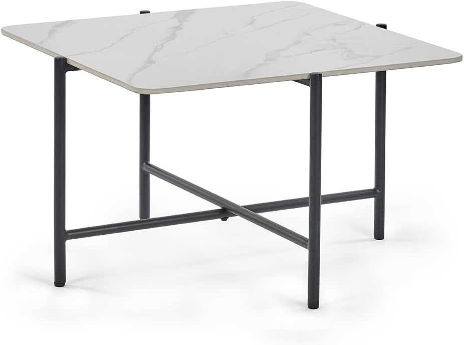 Julian Bowen Coffee Table, White Marble, One Size