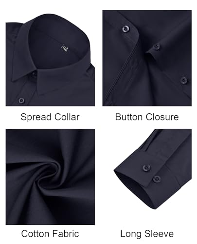 Image of J.VER Button Down Shirts for Women Stretch Collared Long Sleeve Dress Shirt | Business Casual, for Work Office, Meetings, Dinner, Dates, Travel, Leisure, Elegant, Workout, Social Gathering, Commute