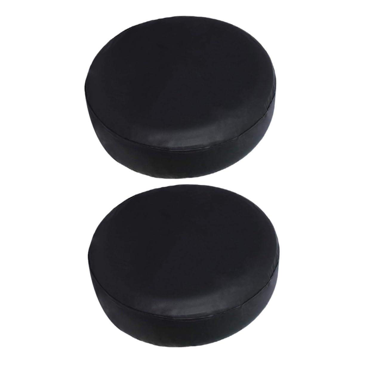 Cubierta de Neumático PVC Negra 2 Piezas para Rueda de Repuesto