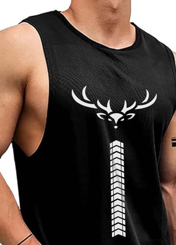 Image of AUSK Vest for Men || Gym Sports Men Tshirt || Summer wear Regular Fit T-Shirt for Men