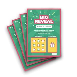 Mlle Label, Pregnancy Reveal Scratch-Off, Unique Pregnancy Announcement, Pregnancy Scratch Tickets, Funny Baby Announcement Cards, Emotional Keepsake For Loved Ones – 4 PCS