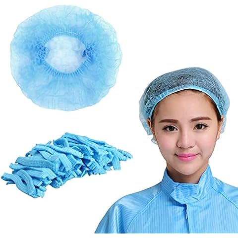 R RMS DEALZ 100 Pcs Disposable Bouffant Caps Cover