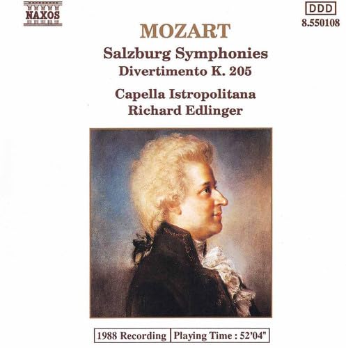 3 Salzburg Symphonies [Audio CD] MOZART and Mozart