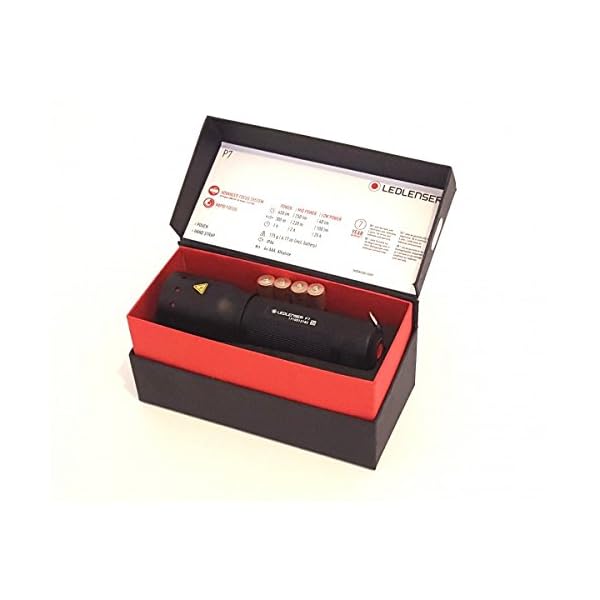 Ledlenser P7 Taschenlampe Box mit Amazon Basics Batterien – Bild 6