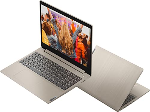Image of Lenovo IdeaPad 3 15 Windows 10 Pro S Business Laptop, 15.6 inch Touchscreen, Intel Core i3-1115G4 (Beat i5-10210U), 8GB DDR4 RAM, 256GB PCIe SSD, 802.11AC WiFi, Bluetooth 5.0, Almond, 64GB Flash Stylus