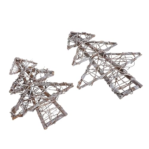 HOLIDYOYO 2pcs Wreath Frame for Decoration Rattan Tree Hanging for and for Festive Wreath Making