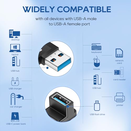 Adaptador USB 3.2 Ángulo 90/180 Grados 6 Pack miniatura 4