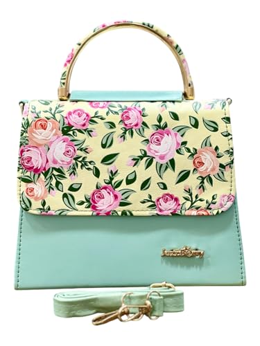 Image of jazzberry Women Printed Pu Leather Sling Bag College Bags for Girls | Office | Travel | Gifts Durable Detachable & Adjustable Strap | Full Size Envelope Flap With Magnetic Closure