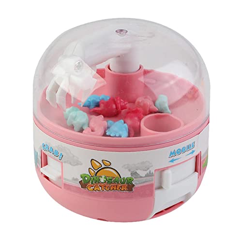 Mini Machine à Griffes pour Enfants, Figurines de Dinosaures Miniatures Grabber Claw Machine Game, Mini Jeu d'arcade Tiny Stuff Prizes Toys pour 3 4 5 6 7 Ans garçons et Filles Cover