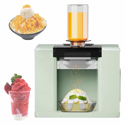 High-Efficiency Automatic Ice Maker, Self-Cleaning Shaved Ice Machine for Restaurants, Food Trucks & Events - Perfect for Commercial Use