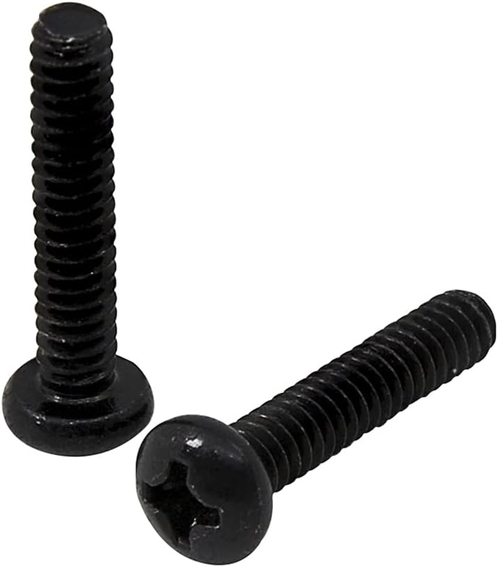 Musiclily Basic 3.5x20mm Metal Metric Thread Strat Style Single Coil Pickup Mounting Screws for Stratocaster ST Electric Guitar Black (Set of 20) - Image 4