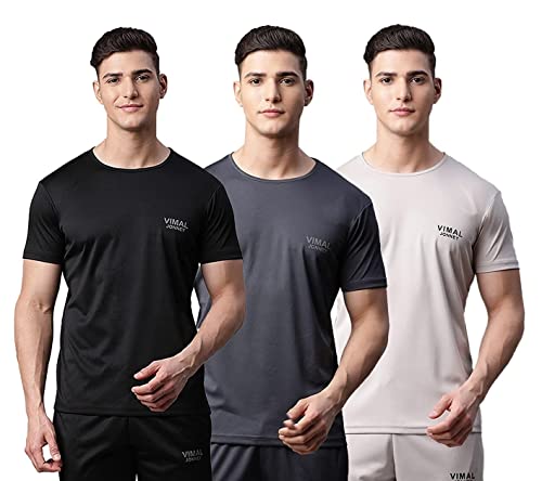 Image of Mack Jonney Regular Fit Mens Tshirts Pack of 3-MACK57786