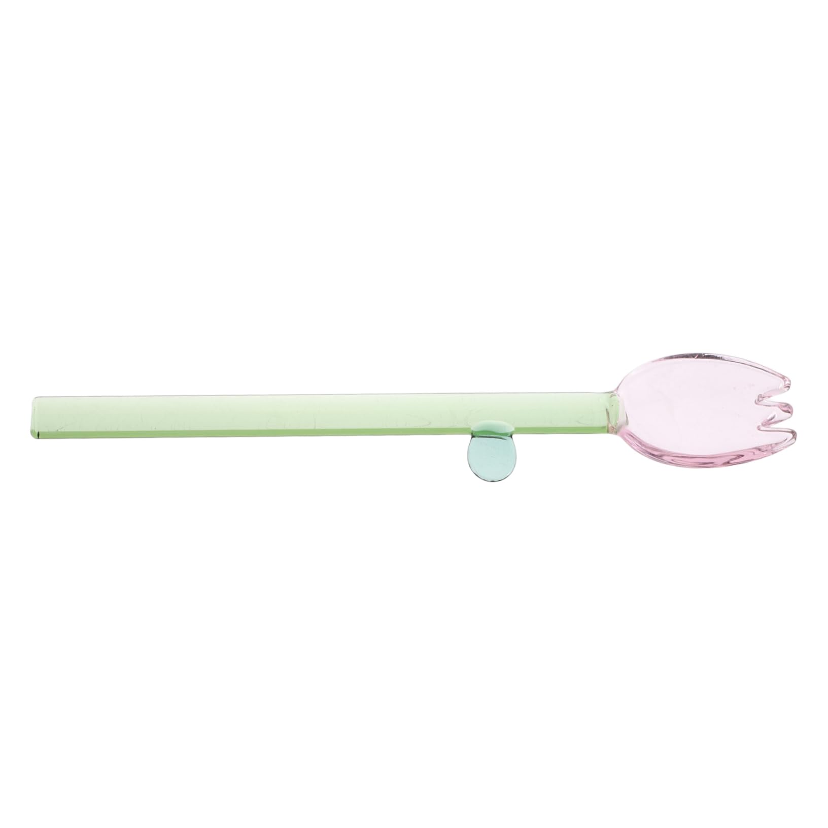Long Handle Decorative Stirring Spoons for Ice Cream Coffee and Tea for Desserts Home and Settings Pink and Design