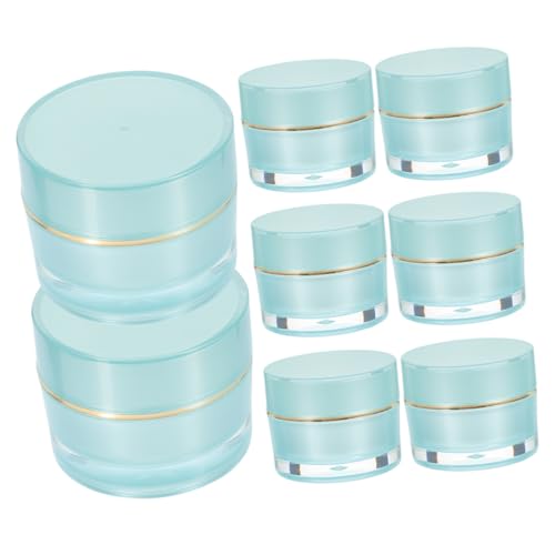 VALICLUD 6stücke Leerer Cremetiegel mit Breiter Öffnung Nachfüllbar aus Acryl mit Deckel für Augencremes und Seren zur Aufbewahrung und Portionierung Unterwegs
