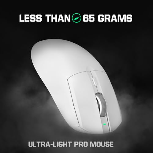 Image of ATTACK SHARK AJ139 G Pro Gaming Mouse 4K Polling Lightweight PAW 3395 Sensor Receiver up to 26,000DPI 6 Programmable Button USB-C Charging Ergonomic Symmetric for PS4 Xbox PC Mac Gamer