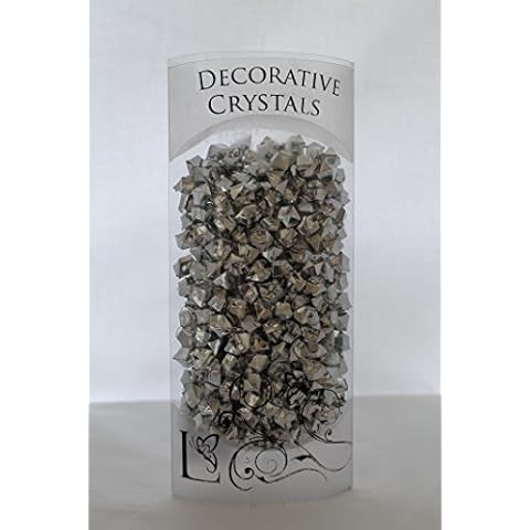 Small silver acrylic decorative stones Cover