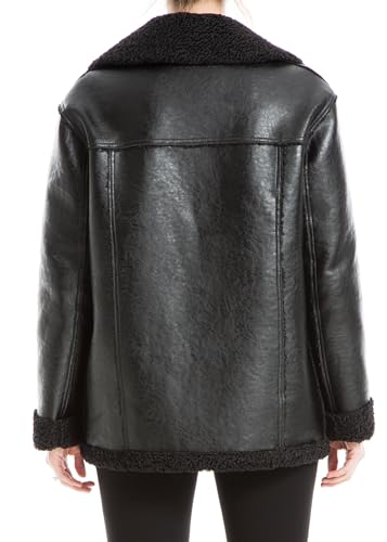 Max Studio Women's Faux Leatherette Zip Front Jacket4