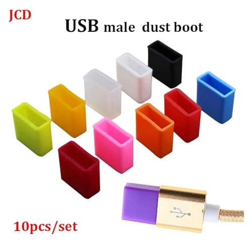 Protector USB antipolvo Zovloer de silicona para 12 cables de carga 4