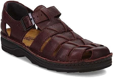 NAOT Footwear Men's Julius Sandal Soft Brown Lthr 13 M US | Image 3