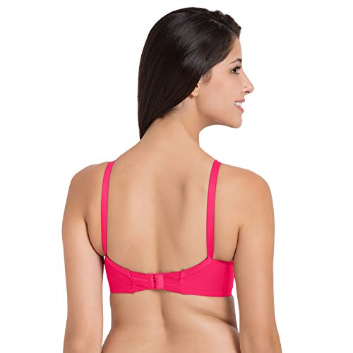 Image of SOUMINIE Women s Cotton Non Padded Full Coverage Everyday Bra | Pack of 3 |