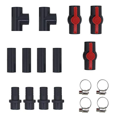 Wärmepumpe bypass set pool solarheizungset bypass heizung pool elektrisch poolheizung solarheizung solar luft-wasser