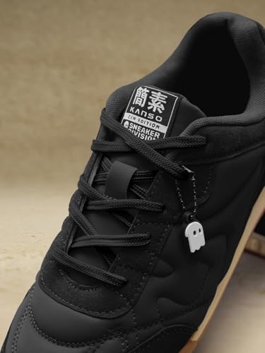 Image of The Souled Store Kanso ZE Zen Edition : Men and Boys Low Top Sneakers with Premium Microfibre Suede and PU Upper and Cushioned Footbed and Brown Gum Outsole and Lace Up Support