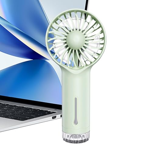 Ventilador nebulizador – Ventilador portátil | Ventilador de niebla personal | Enfriador de 3 velocidades para viajes al aire libre, dispositivo de refrigeración eléctrica para niños y