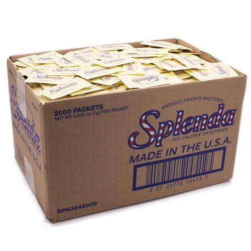 SPLENDA No Calorie Sweetener, Single-Serve Packets, 2000 Ct, 2000 g