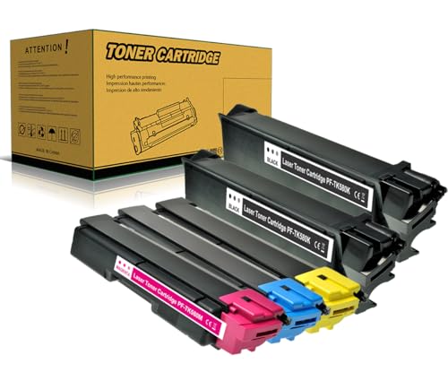 Lot de toners Kyocera TK-580 pour équiper votre bureau et réussir vos dossiers de présentation