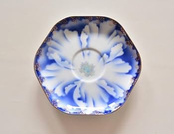 Amazon.co.jp: 深川製磁 牡丹金ミル 高台 コーヒー椀皿 カップ