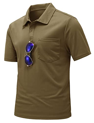 TBMPOY Men's Quick Dry Performance Golf Polo #TOP24