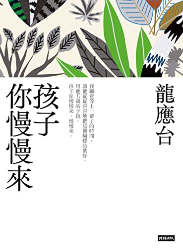 孩子你慢慢來(新裝珍藏版) (Traditional Chinese Edition) - 龍應台