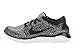 Nike Womens WMNS Free RN Flyknit 2018 942839 101 - Size 8W White/Black