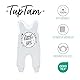 TupTam Baby Unisex Strampler mit Aufdruck Spruch 5er Pack, Farbe: Astronaut Weltall, Größe: 50