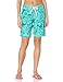 Kanu Surf Women's UPF 50+ Quick Dry Active Prints I Swim Boardshort, Green, 14