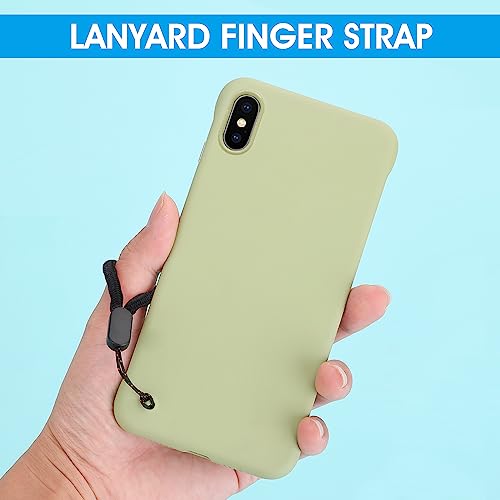 Cobee Finger Lanyard Small Handschlaufe,Verstellbare Finger Wrist Neck Lanyards Nylon Fingerschlaufe Tragbare Finger Lanyard Handschlaufe für Handy, Kamera, Schlüssel, USB Sticks (4,7 Zoll) (Schwarz)