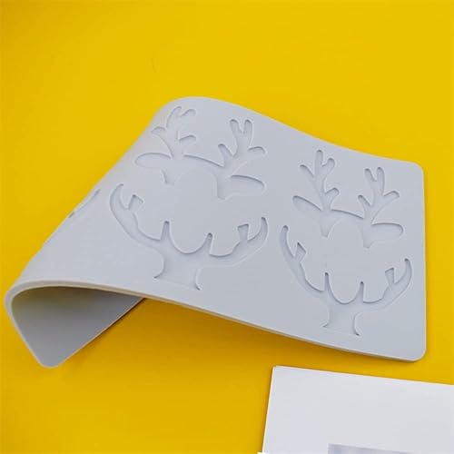 Miniatura 5 de Tapete de encaje para árbol de Navidad diseño de cornamentas de alce diseño de azúcar para fiestas de cumpleaños bricolaje herramientas de