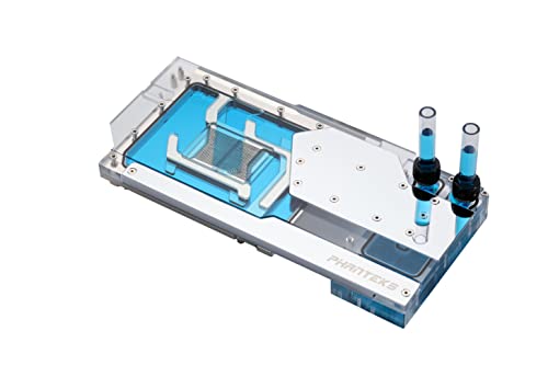 Image of Phanteks (PH-GB4090AS CR01 BP) Glacier G40 ASUS GPU Block for ASUS ROG Strix /TUF Gaming RTX 4090, Full Cover Nickel-Plated Copper Block, Cast Acrylic, Aluminum Cover Plates, Digital-RGB, Chrome