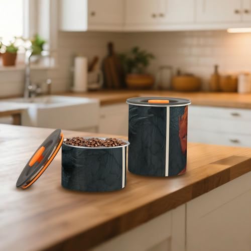 Contenedor para café hermético de acero inoxidable 500ml miniatura 7