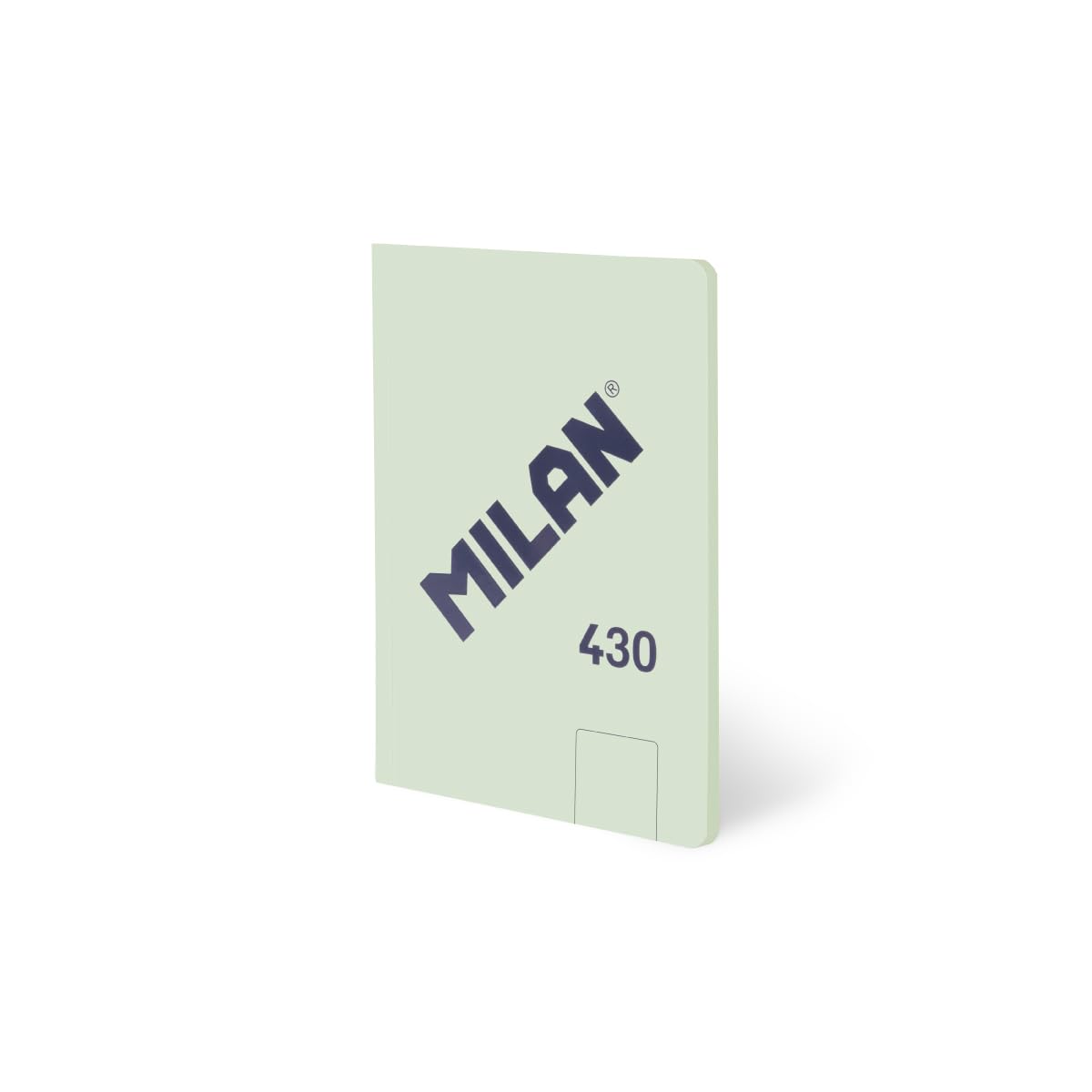 MILAN A5 Glued Notebook, 48 Sheets, White, 95 g/m², Collection 430 Since 1918, Green
