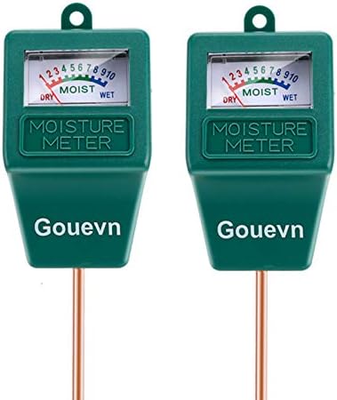 Gouevn 2pack Soil Moisture Meter, Hygrometer Soil Plant Water Meter, Plant Moisture Meter Indoor & Outdoor for Potted Plants, Lawns, Succulent (No Batteries Required)