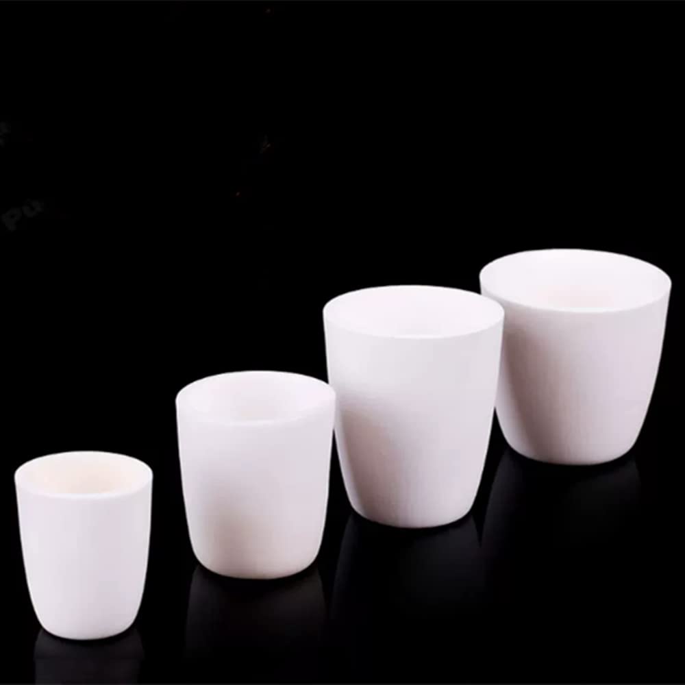 Crisol de alúmina al 99% - Crisol de laboratorio de alta temperatura, opciones de 3 ml a 3500 ml 1 unidad(15ml)