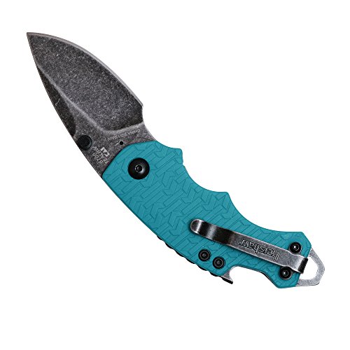 Kershaw Shuffle Teal Multifunction Folding Pocket Knife (8700Tealbw), 2.4 In. 8Cr13Mov Black Oxide Steel Blade With Blackwash Finish, Includes Thumbstud And Reversible Pocketclip; 2.8 Oz. #TOP2