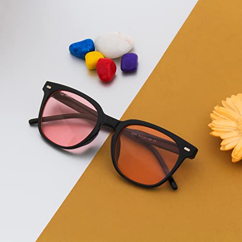 Image of Ted Smith Men's Women's UV Protection Acetate Square Sunglasses