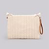 Damen Stroh Clutch Tasche Envelope Handtasche, Sommer Strand Gewebt Umhängetasche Geldbörse, Böhmisch Quaste Stroh Handgelenkstasche Portemonnaie, Mode Fransen Schultertasche für Reisen Urlaub F4 #4