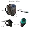 NULKOMMA King Meter Electric Bicycle LED Dispplay Meter Power T319 Bike Computer 5 Pin Waterproof Male Connector with 36V E Bike Control Panel and Retrofit Kit Accessories Match #2