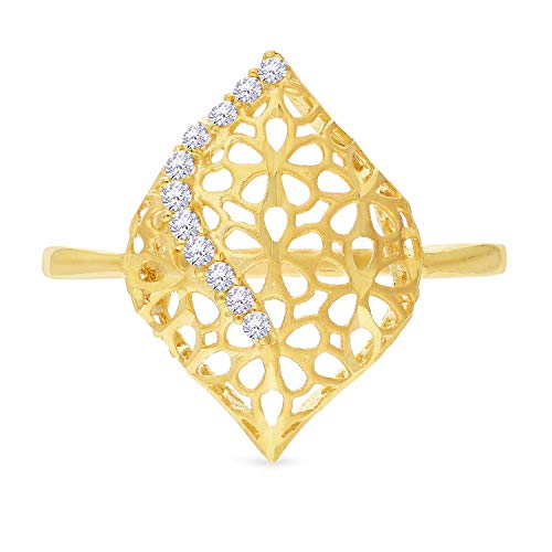 Malabar Gold and Diamonds 22k (916) Yellow Gold Ring for Women - Image 3